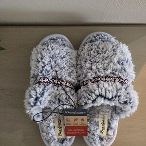 Dearfoams Gray Women's Slippers